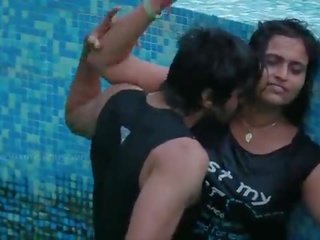 South Indian Desi Bhabhi magnificent Romance at Swimming Pool - Hindi Hot Short Movie-2016