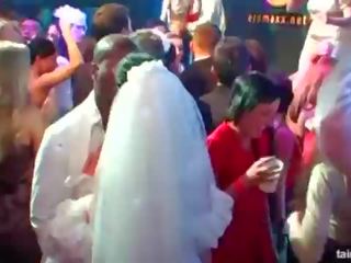 Fantastic hot to trot brides suck big cocks in public