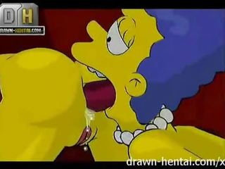 Simpsons নোংরা চলচ্চিত্র - তিনজনের চুদা