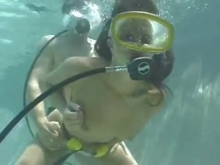 Underwater Scuba x rated clip Daisy Duxxe Part3