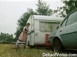 Retro tyska x topplista video- - hårig fittor brunett knull i camper