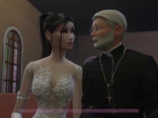 &lbrack;trailer&rsqb; gelin enjoying the last days before getting married&period; x rated clip with the priest before the ceremony - küntije betrayal