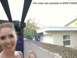 Eurobabe nailed in the backyard for cash
